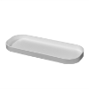 Picture of Rectangular Amenity Tray w/ Rounded Corners and Spill Proof Rim Brushed