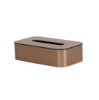 Picture of Flat Tissue Box Cover w/ Rounded Corners, Includes Bottom Brushed