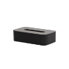 Picture of Flat Tissue Box Cover w/ Rounded Corners, Includes Bottom Brushed