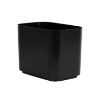 Picture of 8 Qt Rectangular Waste Basket w/ Raised Bottom  Brushed