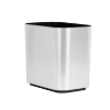 Picture of 14 Qt Rectangular Waste Basket w/ Raised Bottom  Brushed