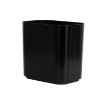 Picture of 14 Qt Rectangular Waste Basket w/ Raised Bottom  Brushed