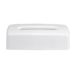 Picture of Rectangular Laquer Flat Tissue Box Cover w/ Open Bottom and Rounded Edges