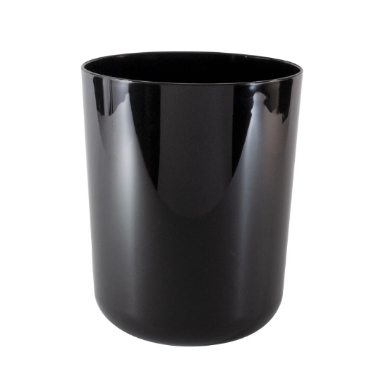 Picture of 8 Qt Laquer Round Wastebasket w/ Raised Bottom