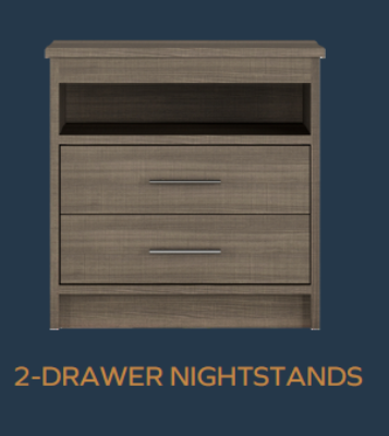 Picture of Keystone Collection Nightstand  2 drawer W 24" D 16" H 28" Casegood Finish Color