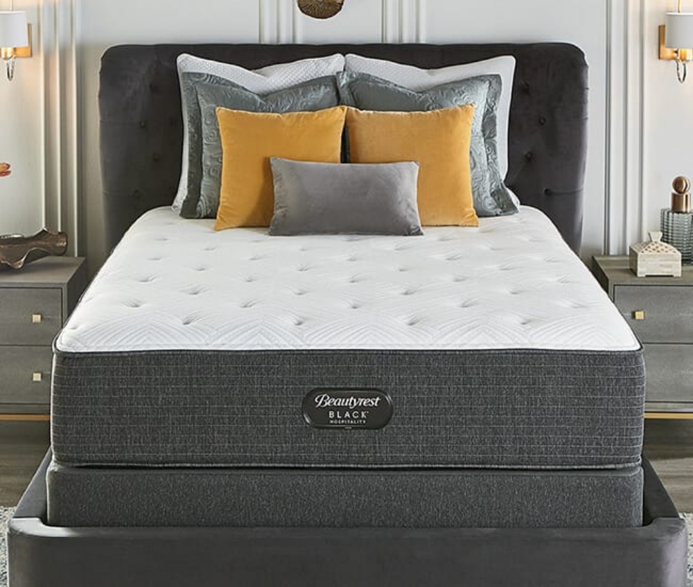 Picture of Simmons Beautyrest Best Western Black Napa Plush One Sided Mattress Only Approved for Best Western Boutiques: Sadie