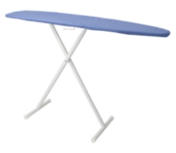 Picture of 53" Basic Ironing Board; White With Blue Cover 4/cs