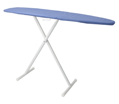 Picture of 53" Basic Ironing Board; White With Blue Cover 4/cs