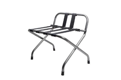 Picture of Standard Metal Luggage Rack With Backrest; Hammertone 4/cs