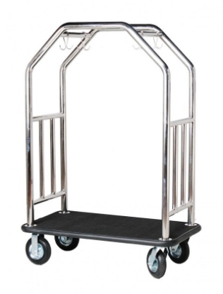 Picture of Estate Series Bellman's Cart; Stainless Steel - 8" pneumatic wheels 1/cs