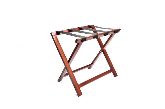 Picture of Standard Wooden Luggage Rack; Walnut 4/cs