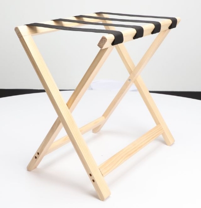 Picture of Standard Wooden Luggage Rack; Natural 4/cs