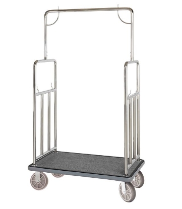 Picture of Classic Bellman's Cart; Stainless Steel - 8" semi-pneumatic wheels 1/cs