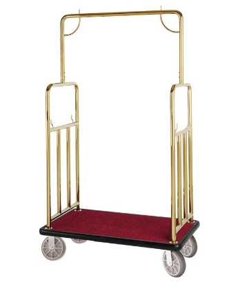 Picture of Contemporary Bellman's Cart; Titanium Gold - 8" semi-pneumatic wheels 1/cs