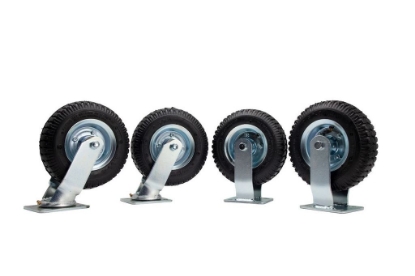 Picture of 6" Fully Pneumatic Wheels; Set of 4; 2 Rigid/2 Swivel 1/cs