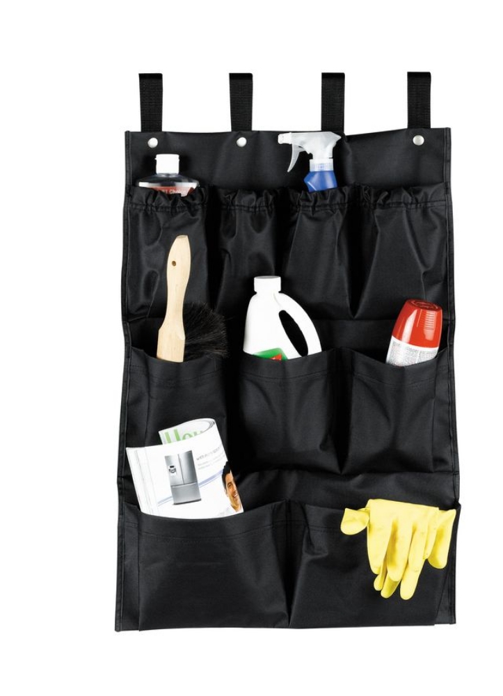 Picture of 9 Pocket Caddy Bag 19" x 32"; Black 24/cs