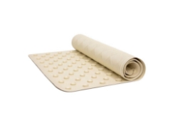 Picture of 22" x 14" Rubber Bath Mat; Ecru 24/cs