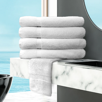 Picture of BELLEZZA TOWEL COLLECTION Bath towel 27 x 54, 14.00 lb 100% Ringspun Cotton CTN Pack of 3 DZ  