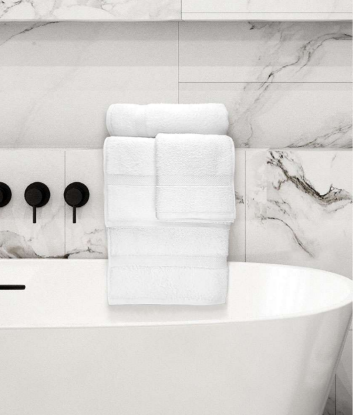 Picture of Nuvola Towel Collection Bathmat – 22 x 34 – 100% Ringspun Cotton – 9.50 lbs – Pack of 5 DZ