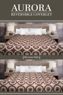 Picture of Marigold Aurora Reversible Coverlet – Brown/Beige