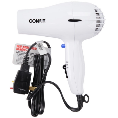 Picture of Conair 047W White 2 Heat / 2 Speed Hair Dryer - 1600W