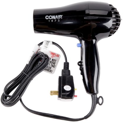 Picture of Conair 247BW Black Compact Hair Dryer - 1875W