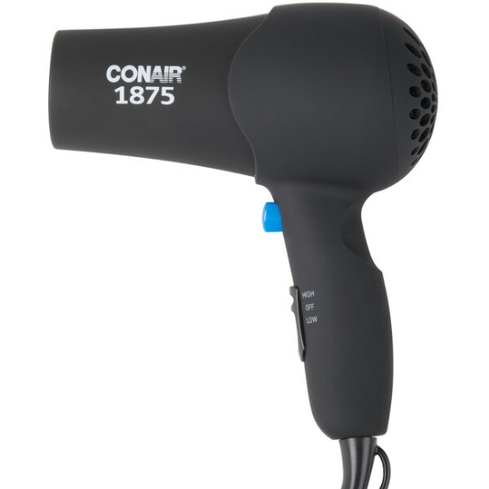 Picture of Conair1875 Watt Soft Surface Hair Dryer Black