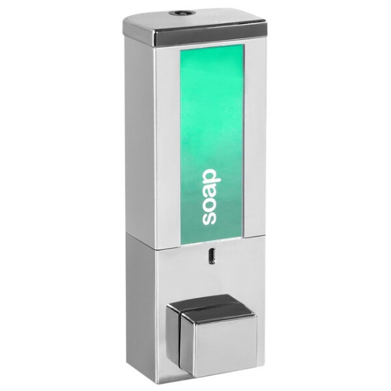 Picture of iQon, Dispenser One chamber, Chrome/Solid Satin Bottle