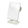 Picture of Jerdon Style Lightied table Top Mirrors LED Lighted Makeup Mirror, White, Includes 10X Adjustable Spot Mirror, White JS811W