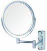 Picture of Jerdon Style NON-Lighted Wall Mount Mirrors  8", 10X-1X w/15X Spot Wall Mount Mirror, Nickel  JP7510N