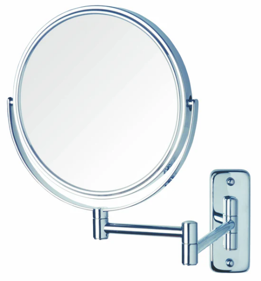 Picture of Jerdon Style NON-Lighted Wall Mount Mirrors  8", 8X-1X Wall Mount Mirror, Double Arm, Chrome JP7808C