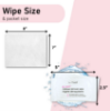 Picture of LA Fresh Hotel Makeup Remover Wipes Individual Wrapped 1200 pc/Case