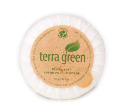 Picture of Terra Green  Facial Soap 14G Pleat wrap