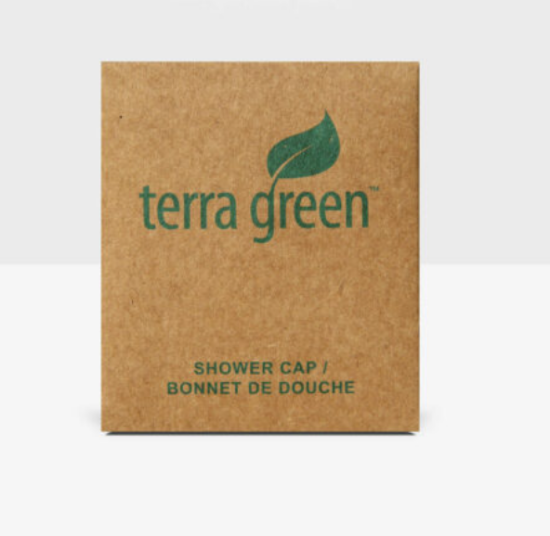 Picture of Terra Green Shower Cap in stand