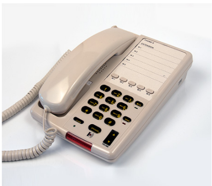 Picture of D5700 Series Deluxe Euro Style Full Duplex Speaker Console Telephone with large faceplate