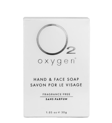 Picture of Oxygen Fragrance Free 1.05oz/30g Hand & Face Soap in box