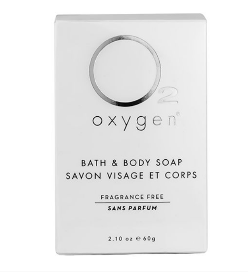 Picture of Oxygen Fragrance Free 2oz/60g Bath & Body Soap in box