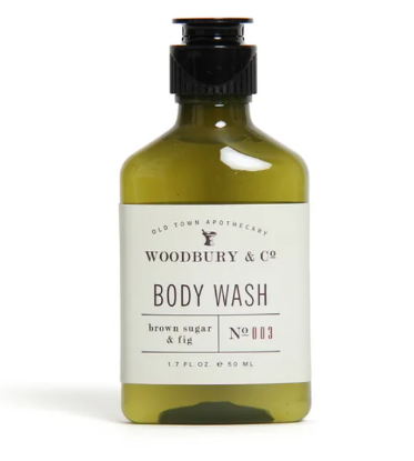 Picture of Woodbury & Co. Body Wash 50mL in bottle