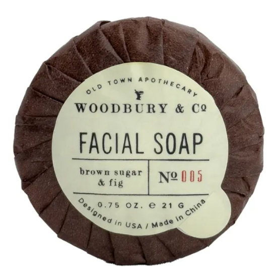 Picture of Woodbury & Co. Facial Soap 21g pleat wrap