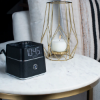 Picture of CubieBlue Bluetooth Speaker Day Alarm Clock And Power Black with Surge Protection