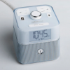 Picture of CubieBlue Bluetooth Speaker Day Alarm Clock And Power White with Surge Protection