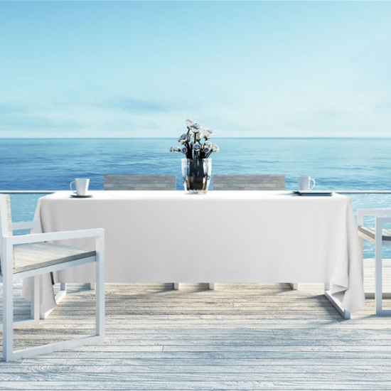 Picture of BANQUET TABLE LINEN 54 x 120 7.30 oz,100% Spun 2 Ply MJS Polyester CTN Pack of 1 DZ