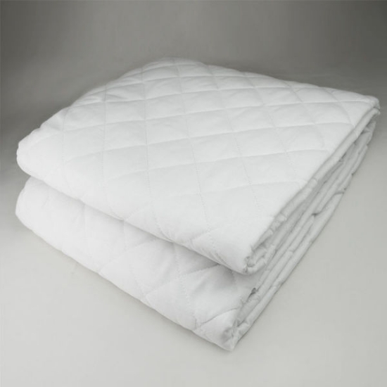 Picture of STAY SECURE:THREE LAYER WATERPROOF  & w/ 2" ANCHOR BAND Full 60 x 80 x 15 TOP: 100% Micro Polyester Quilted Mattress Encasement Laminated with PU Coated with Polyester Fabric,BOTTOM: Non Woven Fabric;FILLING: 4.5oz Polyester,SKIRT: 100% Knit Polyester CTN Pack of 8 EA