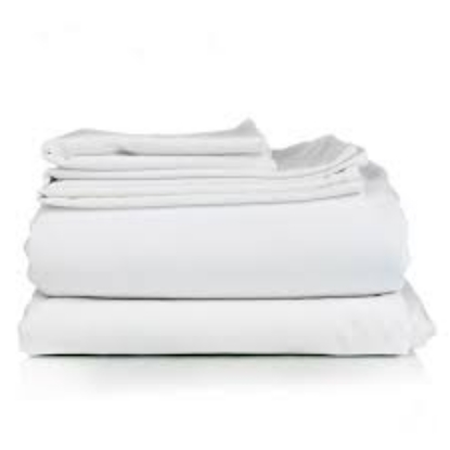 Picture of Ultra 400 Bed Linen – Queen Flat Sheet, 104x125, 100% Cotton Sateen with 3" Top Hem and 2" Bottom Hem, Pack of 1