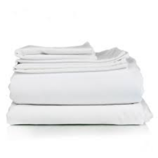 Picture of Ultra 400 Bed Linen – Queen Flat Sheet, 104x125, 100% Cotton Sateen with 3" Top Hem and 2" Bottom Hem, Pack of 1