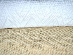 Picture of Herringbone Queen Blanket 90x90 – 3.40 lb, 100% Cotton, Hotel Thermal, Pack of 12 EA