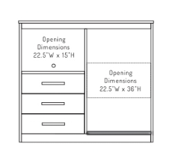 Picture of   Arlington Wood Micro Fridge  