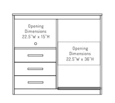 Picture of   Arlington Wood Micro Fridge  