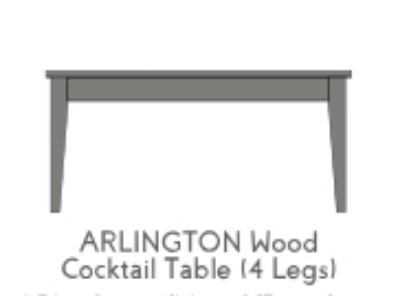 Picture of  Arlington Wood  Table (4) Legs