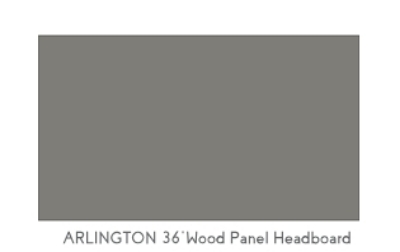 Picture of   Arlington Wood Panel Headboard 36"  Height